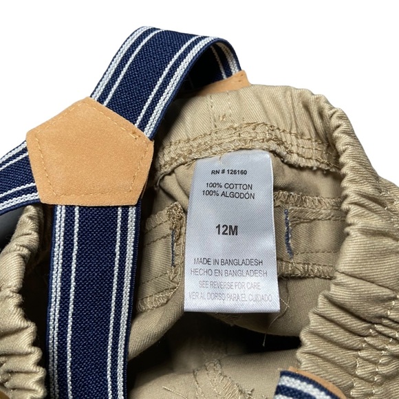 5/$25 NWT Little Lad Boys Outfit Bundle Pants Suspenders Button Up Shirt 12mo - Picture 5 of 7